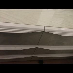 Three level drawer w two night tables Italian made